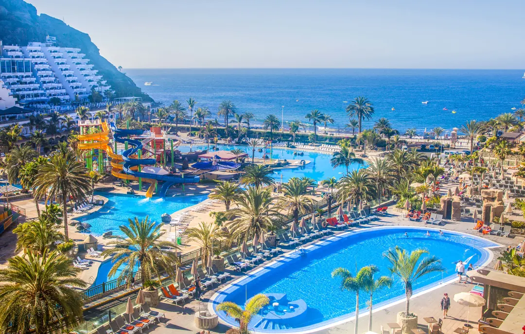 Spain Gran Canaria Taurito Valley Hotel Paradise Valle Taurito Pool Ocean