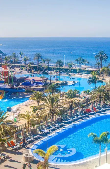 Spain Gran Canaria Taurito Valley Hotel Paradise Valle Taurito Pool Ocean
