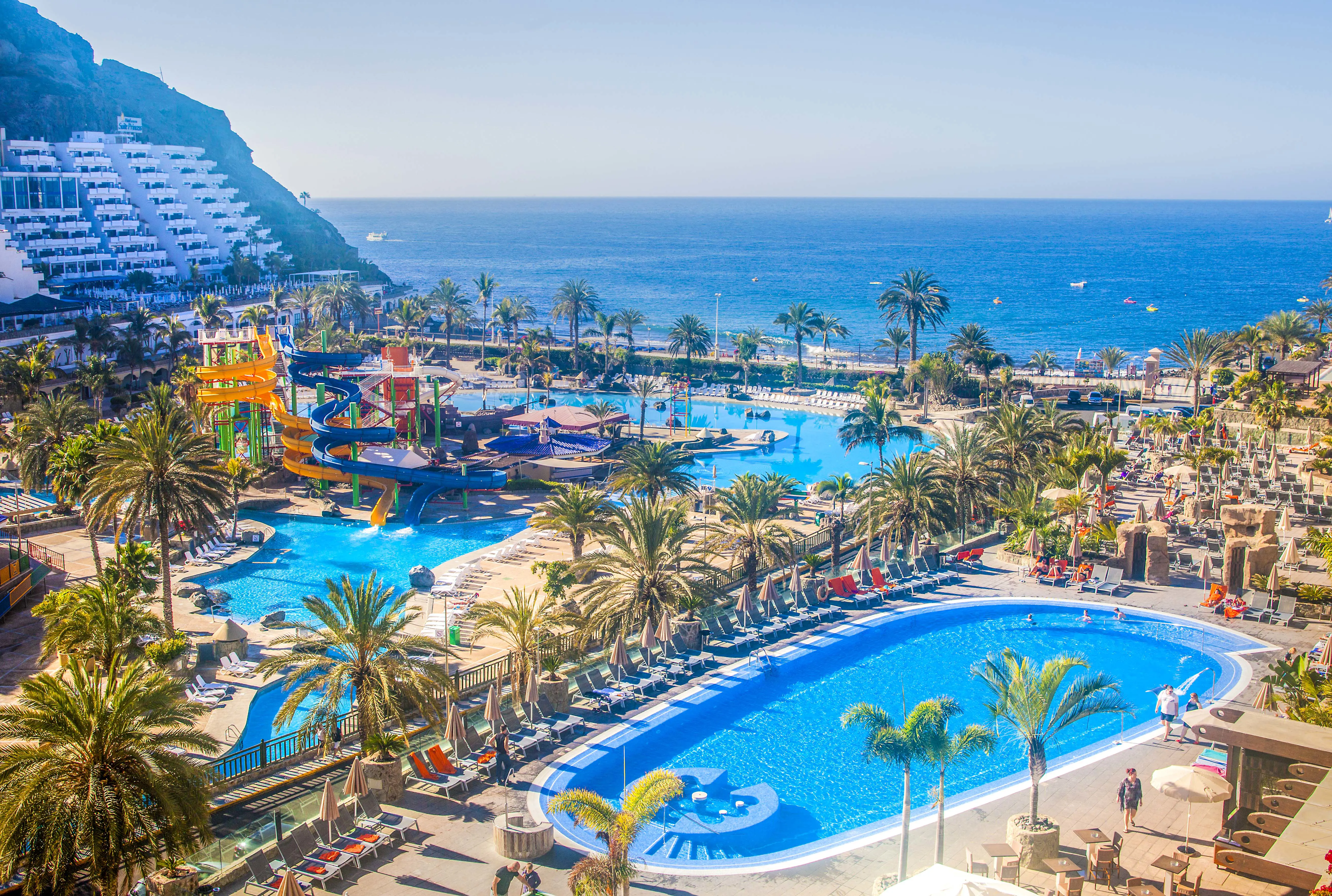 Spain Gran Canaria Taurito Valley Hotel Paradise Valle Taurito Pool Ocean