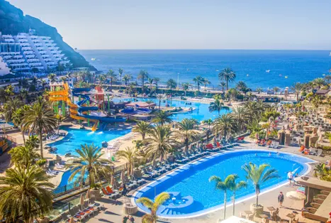 Spain Gran Canaria Taurito Valley Hotel Paradise Valle Taurito Pool Ocean