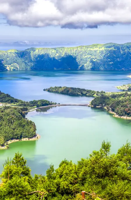 Portugal Azores Destination Sete Cidades Vista Do Rei Gettyimages 494919478 1