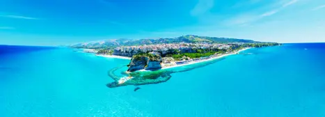 SUF Tropea, Calabria. Panoramic Aerail View Of Santa Maria Dell'isola Monastery 674851345