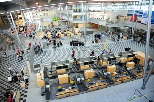 Check In Område