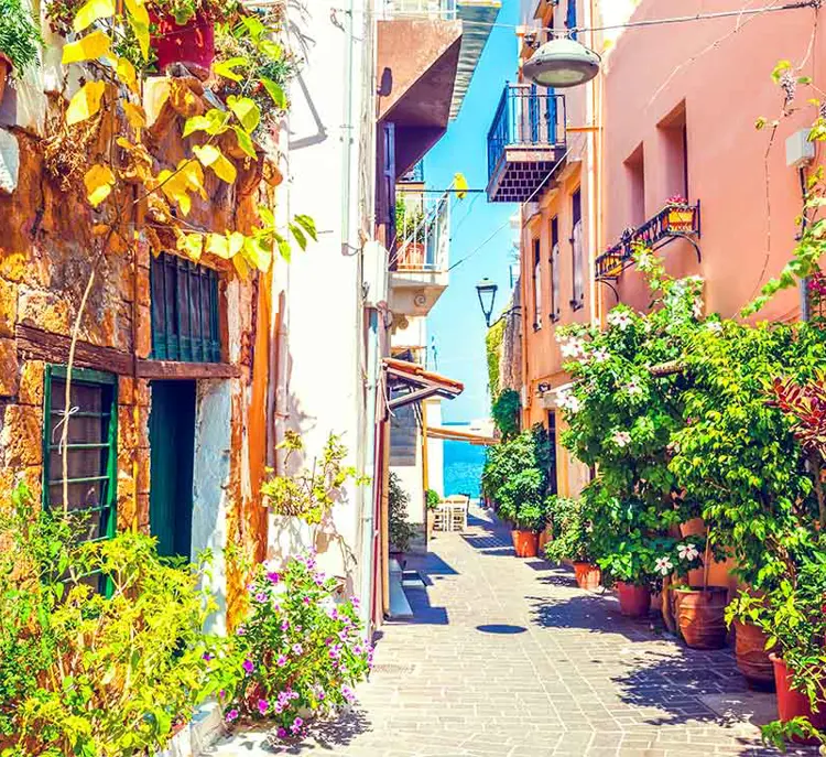 Greece Crete Destination Crete Street Chania Gettyimages 637102144 1