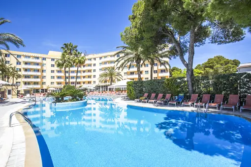 Spain Mallorca Alcudia Ivory Playa Pool Side Copy