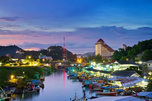 Thai Huahin Fisherman Village Khao Takiab 114571621