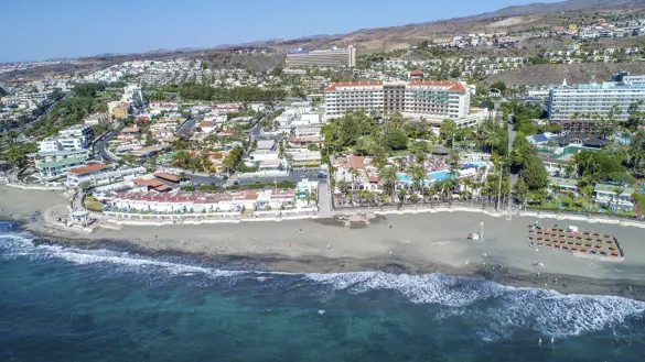 Spain Gran Canaria San Agustín Hotel Gloria Palace San Agustín Drone Ocean Front Copy