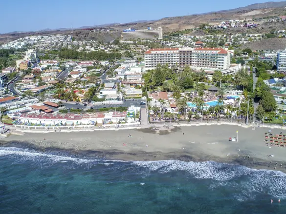 Spain Gran Canaria San Agustín Hotel Gloria Palace San Agustín Drone Ocean Front Copy