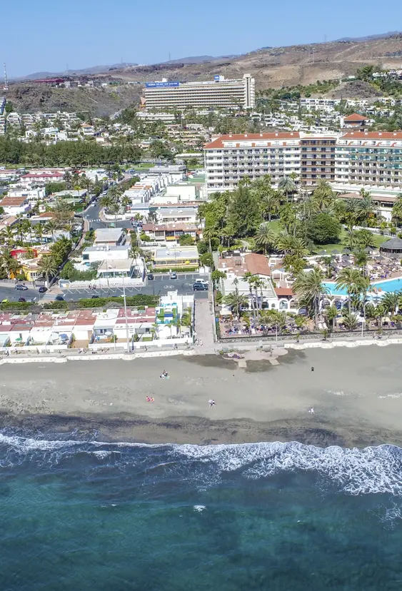 Spain Gran Canaria San Agustín Hotel Gloria Palace San Agustín Drone Ocean Front Copy