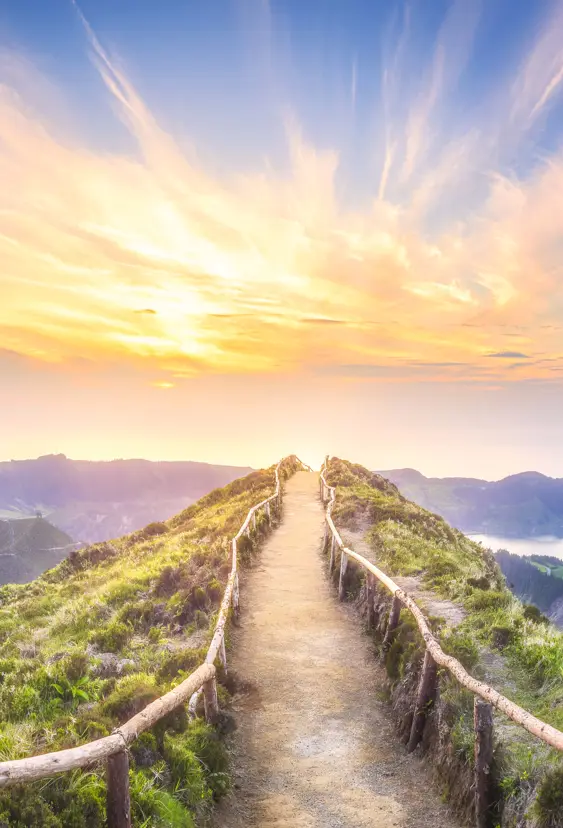 Portugal Azores Destination Sete Cidades Sunset Gettyimages 944812540 1