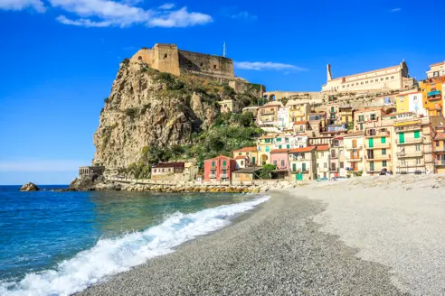 SUF View Of The Town Of Scilla Provincia Di Reggio Di Calabria GI 177302674