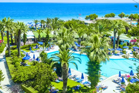 Greece Rhodes Ialyssos Blue Horizon Palm Beach Main Pool 2