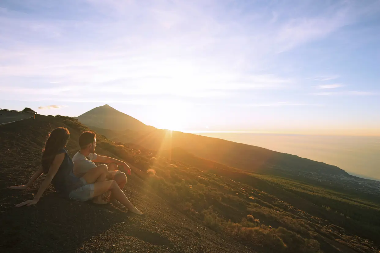 TFS Teide Couple Sunset
