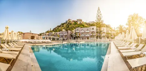 Greece Crete Platanias Porto Platanias Village Resort Panorama