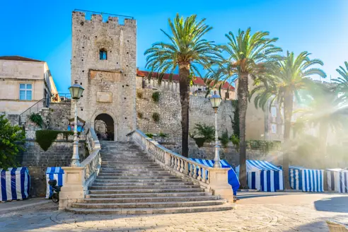 Korcula Old City Gate Adobestock 135098177