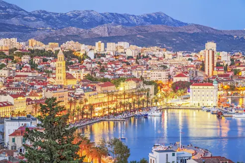 Croatia Destination Split Night Time Gettyimages 915254700 1