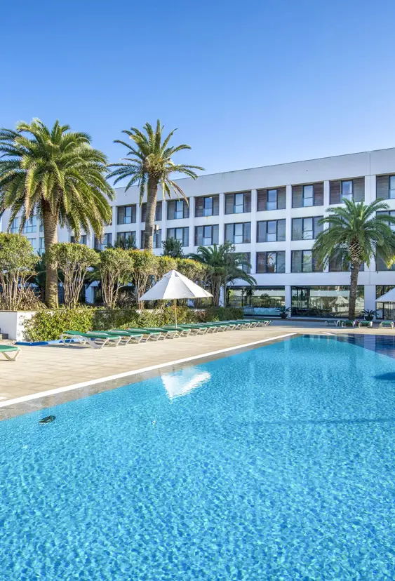 Portugal Azores Ponta Delgada Hotel Azoris Royal Garden Pool Area Copy
