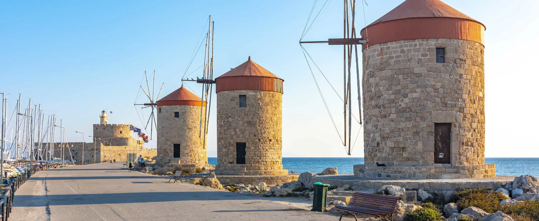 RHO City Of Rhodes Windmills