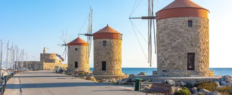 RHO City Of Rhodes Windmills