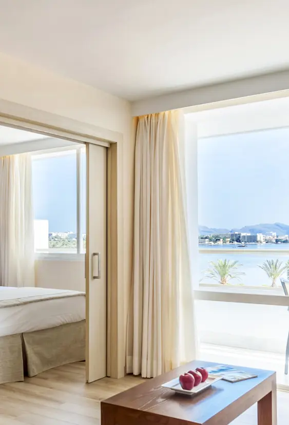 Spain Mallorca Puerto De Alcudia Viva Eden Lago Aparthotel Renovated 1 Bedroom Apartments Balcony Lakeview Copy