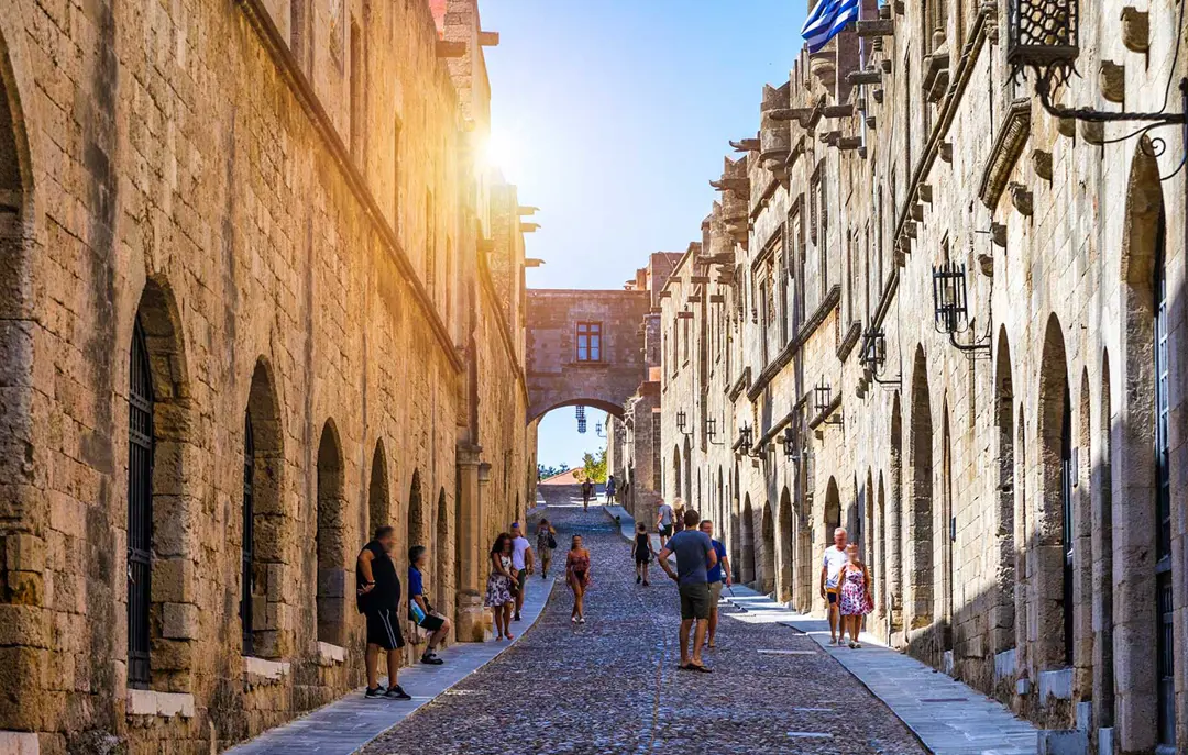 RHO Rhodos By The Street Of The Knights Adobestock 529308429