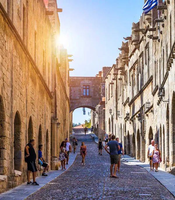 RHO Rhodos By The Street Of The Knights Adobestock 529308429