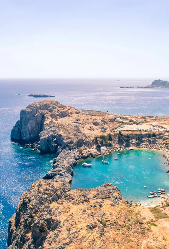 RHO Lindos St Pauls Bay Adobestock 173952307