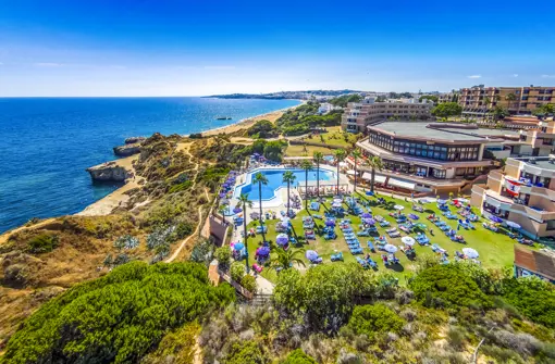 Portugal Algarve Albufeira Hotel Auramar Beach Resort Area Above Side Copy