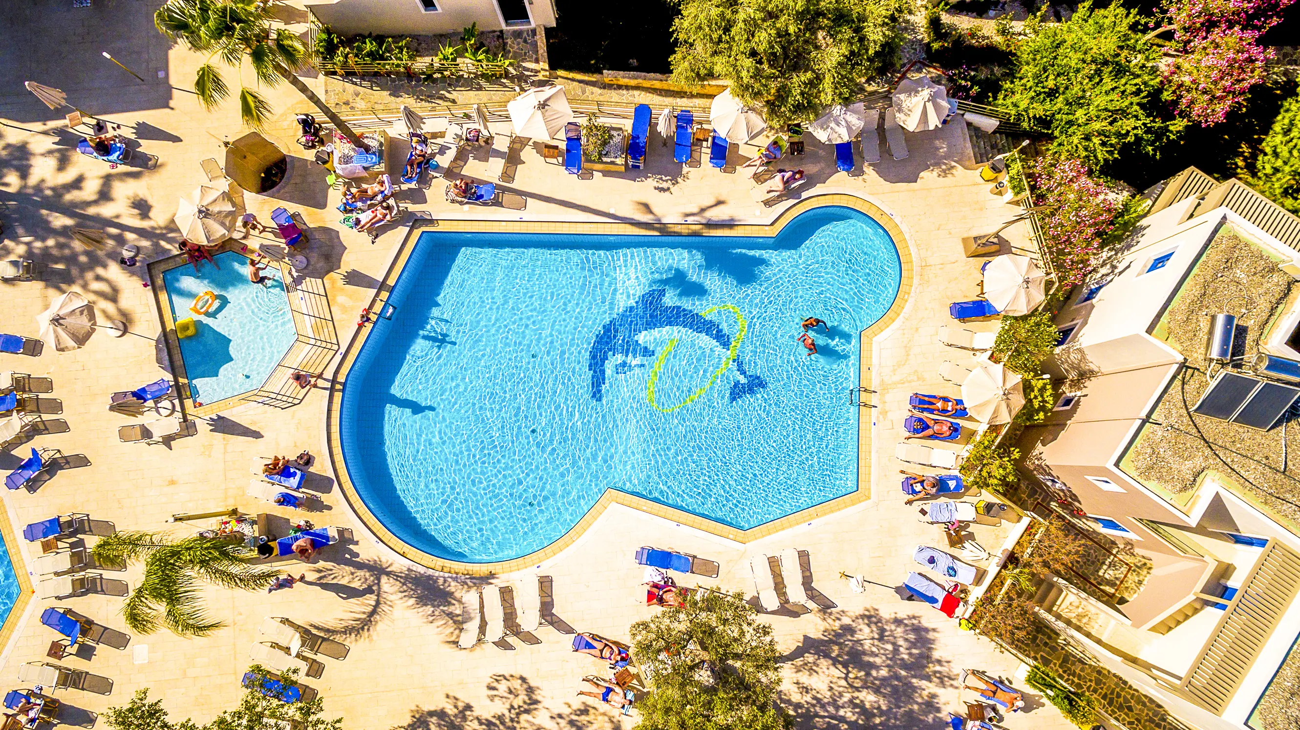 Greece Crete Chania Sirios Village Pool Above Copy