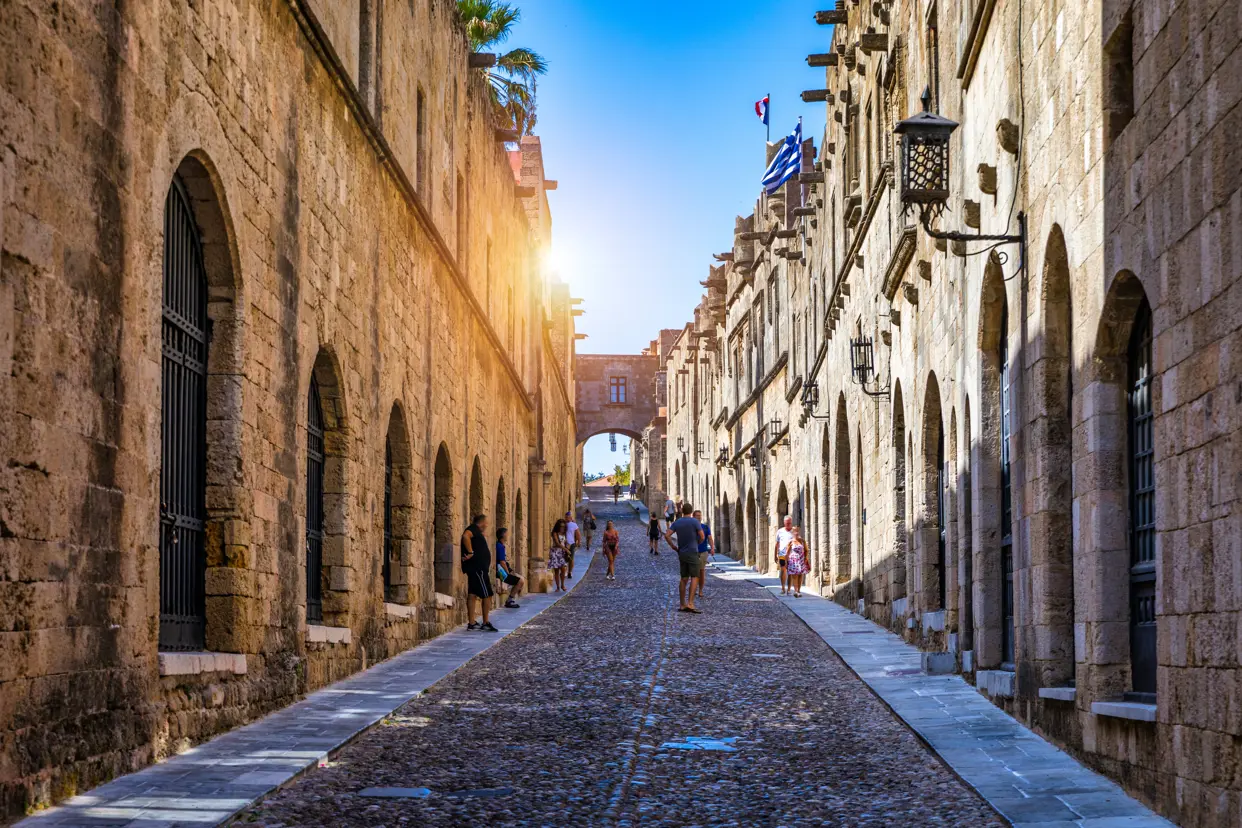 Rhodos by, Street of the Knights of Rhodes