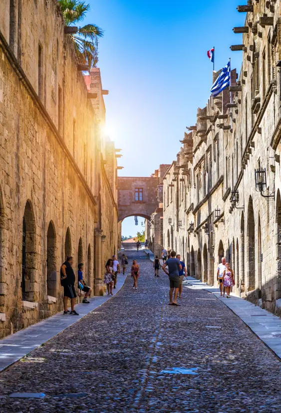 Rhodos by, Street of the Knights of Rhodes