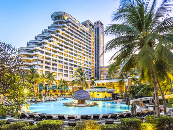 Thailand Hua Hin Hilton Hua Hin Resort And Spa Night Copy