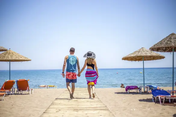 Greece Rhodes Faliraki Pegasos Deluxe Beach Hotel Strand 11