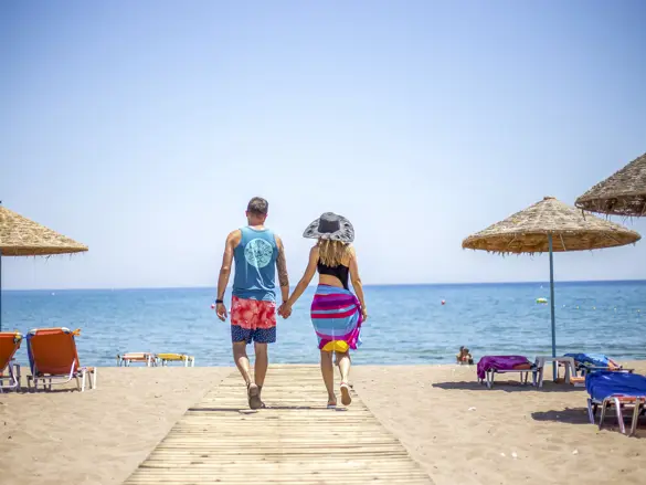 Greece Rhodes Faliraki Pegasos Deluxe Beach Hotel Strand 11