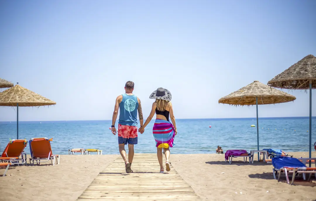 Greece Rhodes Faliraki Pegasos Deluxe Beach Hotel Strand 11
