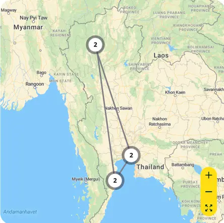 Kort Race To Thailand 2026