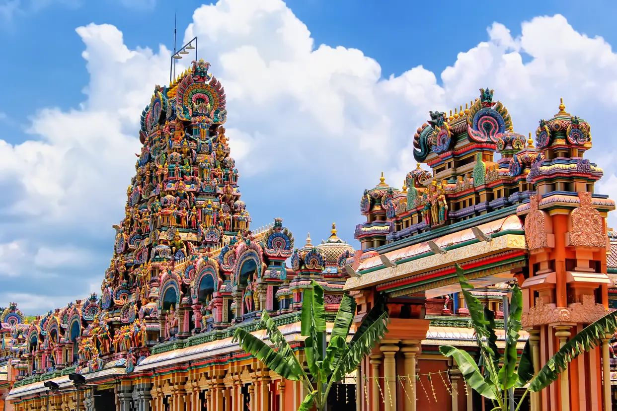 The Kuala Lumpur Malaysia Sri Maha Mariamman Temple Dhevasthanam, Hindu Temple In Chinatown