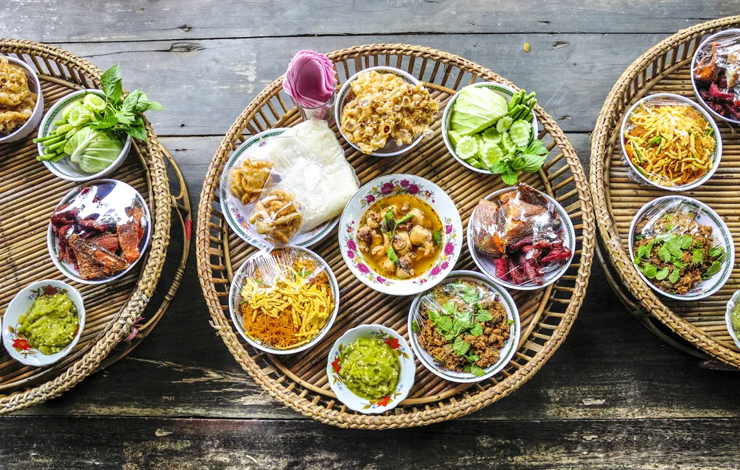 Roundtrip Thailand Unknown Day2 Angkhang Kantoke Chiang Mae Food ST Gettyimages 156938731