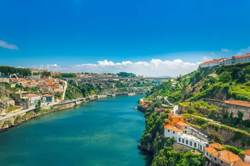 Porto - Henriques Bridge over Duoro Floden