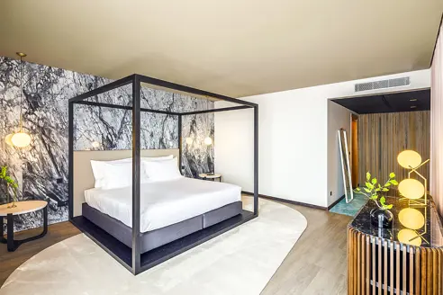 Suite med to værelser og balkon