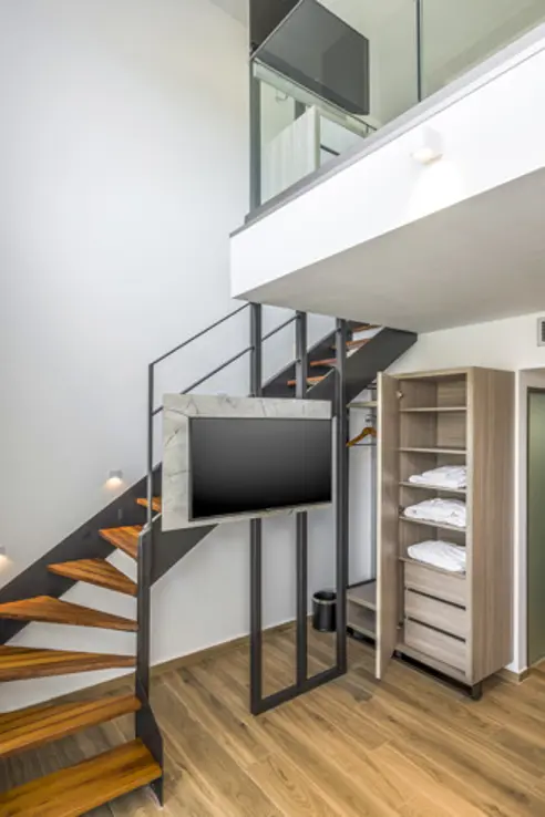 Junior suite maisonette med balkon/terrasse