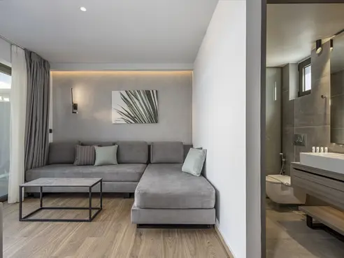 Executive Suite med balkon/terrasse, privat pool og havudsigt