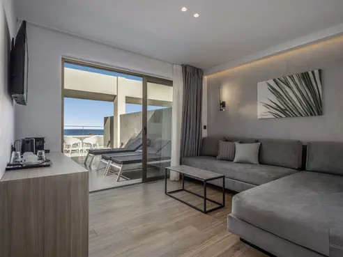Suite med balkon/terrasse og privat pool