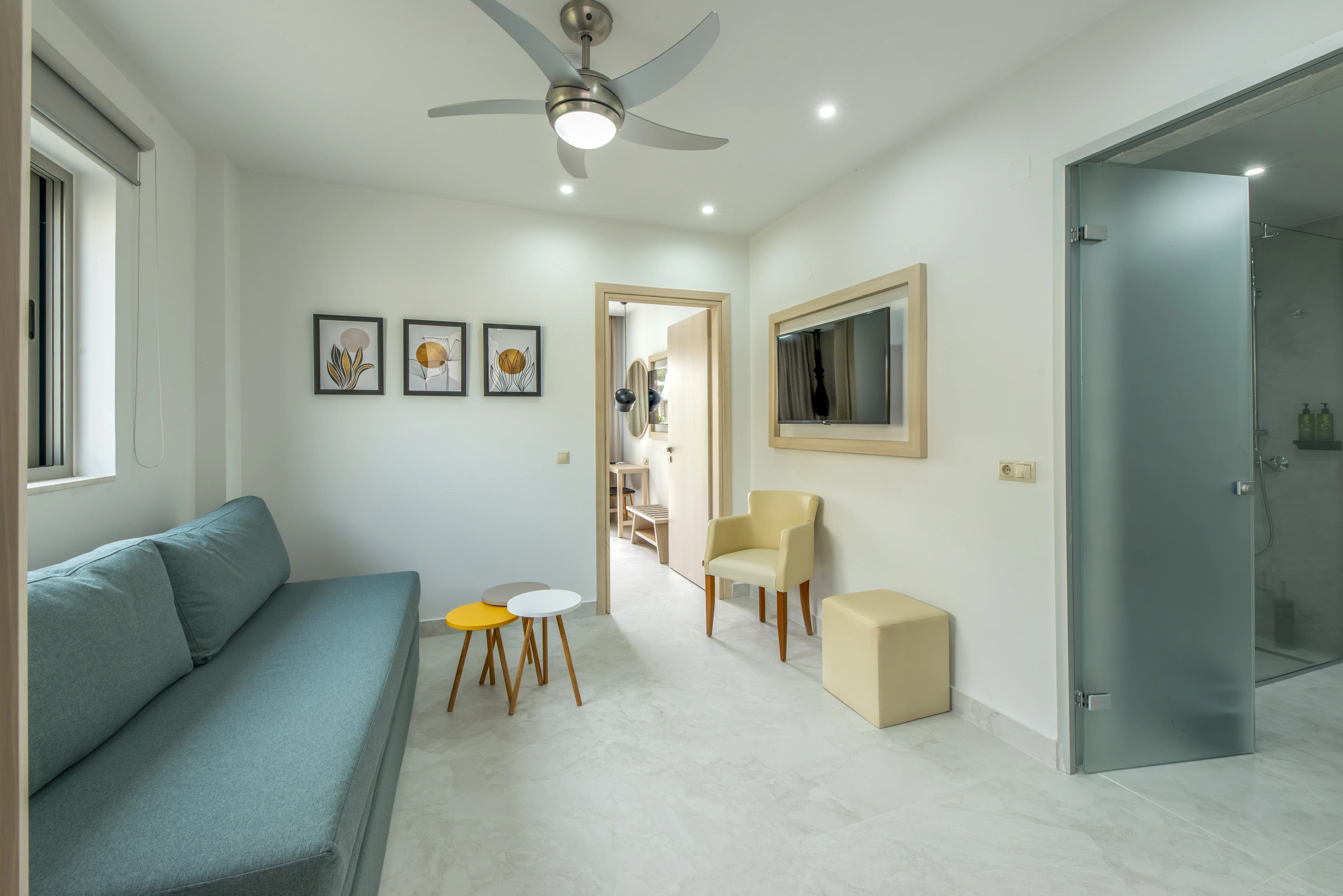 Familie suite med balkon/terrasse