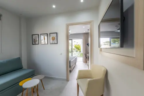 Familie suite med balkon/terrasse