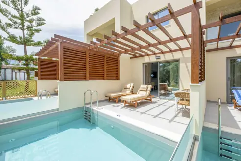 Dobbeltværelse Superior med balkon/terrasse, privat pool