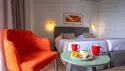 Dobbeltværelse med balkon/terrasse og pooludsigt