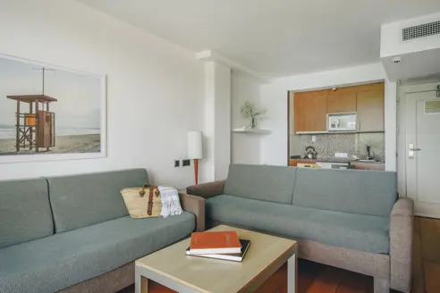 2 værelses lejlighed Plus med balkon, havudsigt