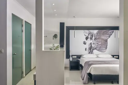 Suite superior med balkon og egen jacuzzi