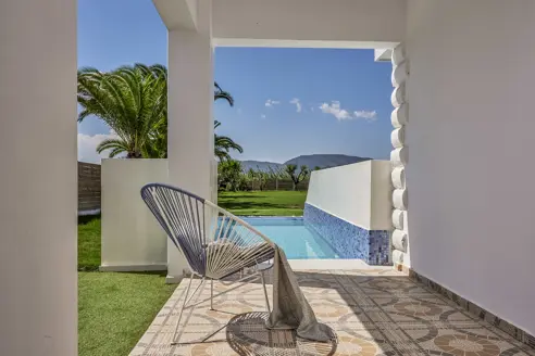 Suite deluxe med privat pool